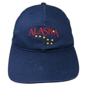 Alaska Shirt Company Snapback Hat Blue One Size Big Dipper Constellation Stars